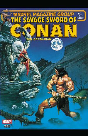 The Savage Sword Of Conan #64  cover
