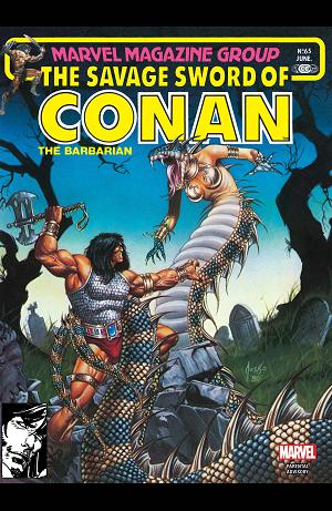 The Savage Sword Of Conan #65  cover