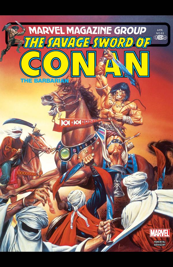 The Savage Sword Of Conan #63  cover