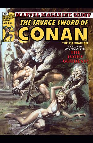 The Savage Sword Of Conan #60  cover