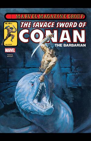 The Savage Sword Of Conan #61  cover