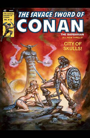 The Savage Sword Of Conan #59  cover