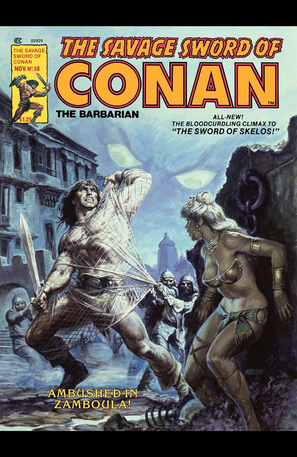 The Savage Sword Of Conan #58  cover