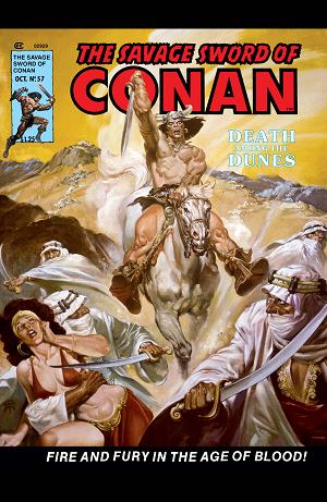 The Savage Sword Of Conan #57  cover
