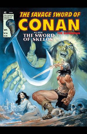 The Savage Sword Of Conan #56  cover