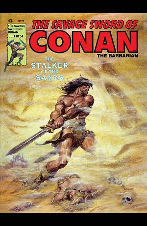 The Savage Sword Of Conan #54  cover