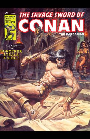 The Savage Sword Of Conan #53  cover