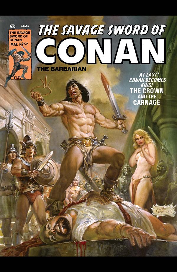 The Savage Sword Of Conan #52 cover