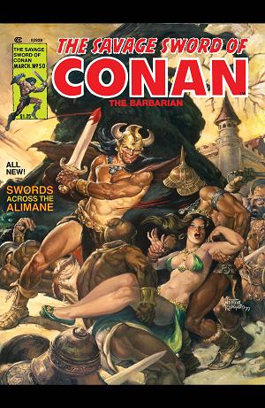 The Savage Sword Of Conan #50  cover