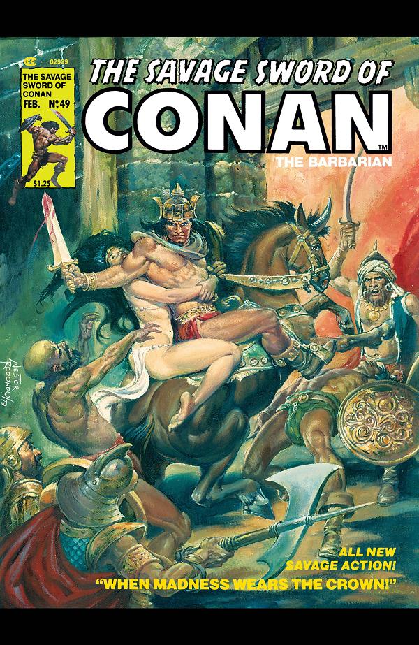 The Savage Sword Of Conan #49  cover