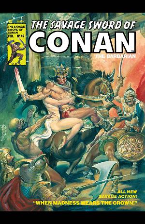 The Savage Sword Of Conan #49  cover