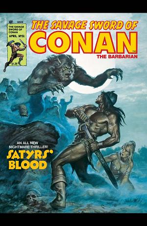 The Savage Sword Of Conan #51  cover