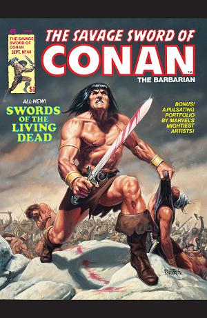 The Savage Sword Of Conan #44  cover