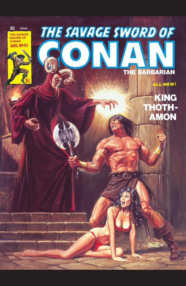 The Savage Sword Of Conan #43  cover