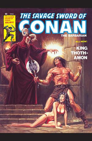 The Savage Sword Of Conan #43  cover
