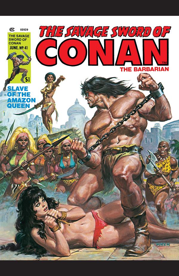 The Savage Sword Of Conan #41  cover