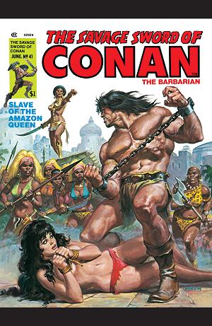 The Savage Sword Of Conan #41  cover