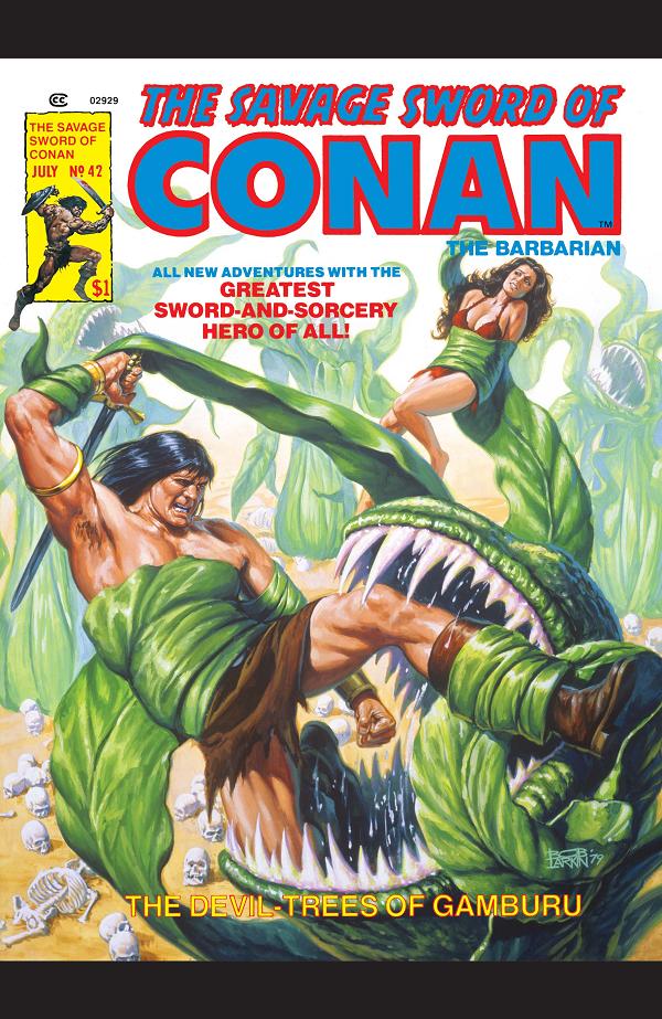 The Savage Sword Of Conan #42  cover