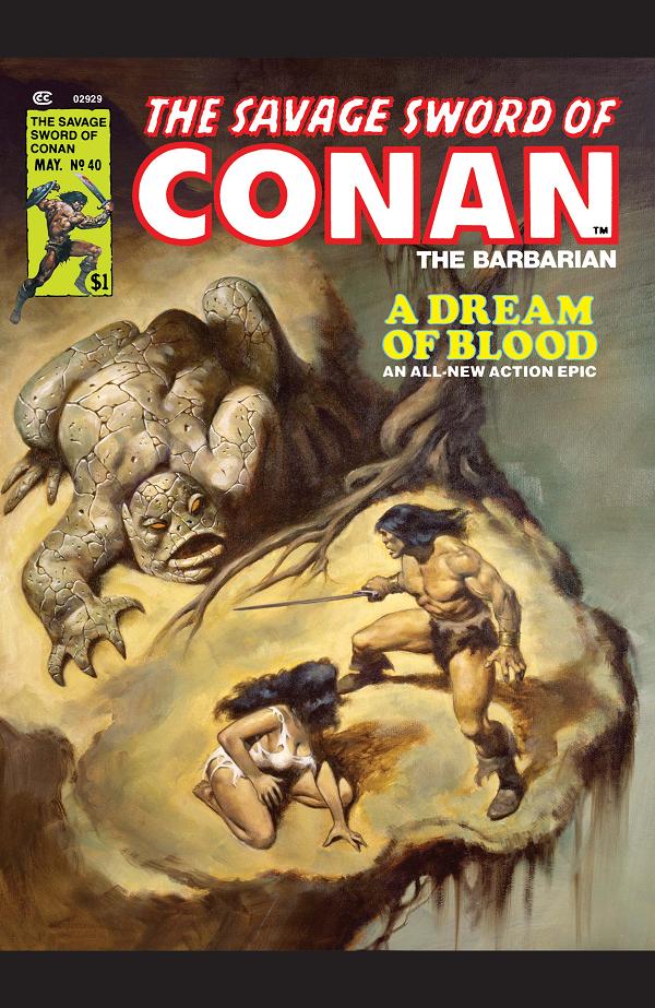 The Savage Sword Of Conan #40  cover