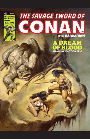 The Savage Sword Of Conan #40  cover