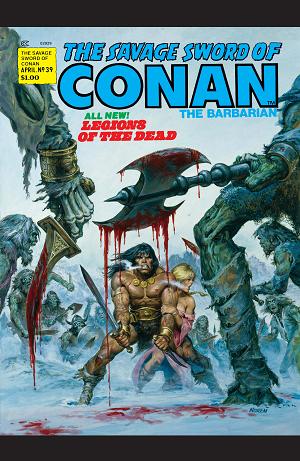 The Savage Sword Of Conan #39  cover