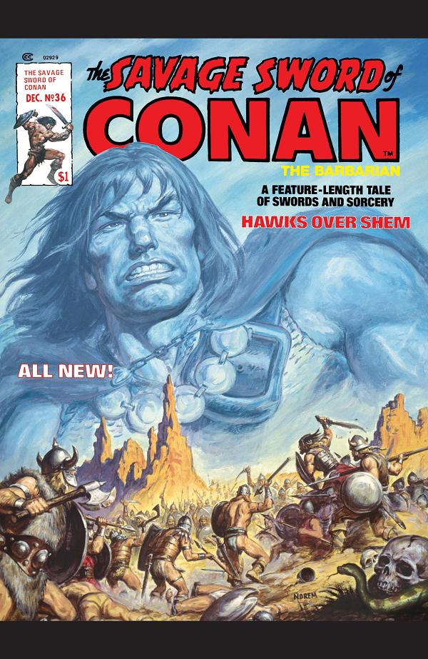 The Savage Sword Of Conan #36  cover