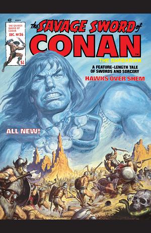 The Savage Sword Of Conan #36  cover