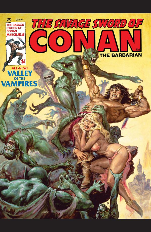 The Savage Sword Of Conan #38  cover