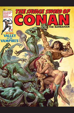The Savage Sword Of Conan #38  cover