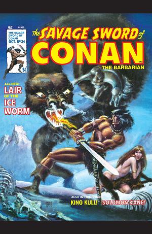 The Savage Sword Of Conan #34  cover