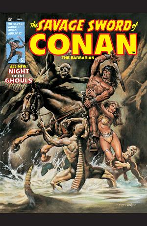 The Savage Sword Of Conan #32  cover