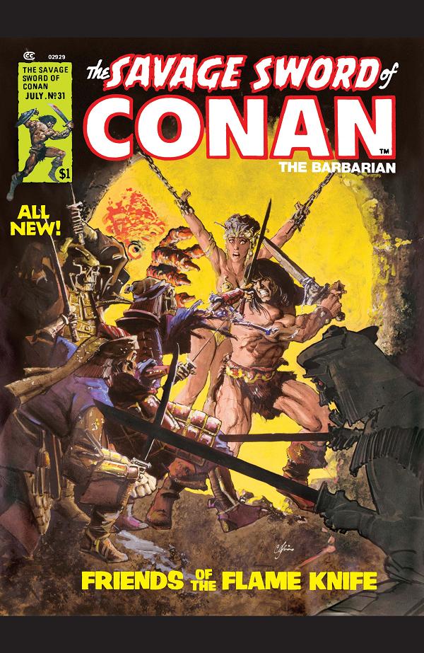 The Savage Sword Of Conan #31  cover