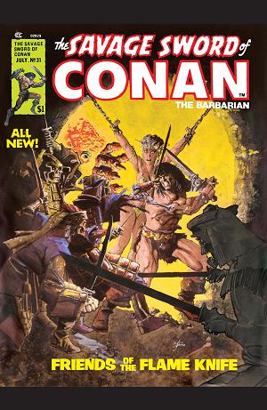 The Savage Sword Of Conan #31  cover