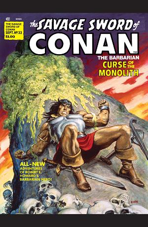 The Savage Sword Of Conan #33  cover