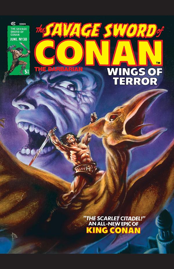 The Savage Sword Of Conan #30  cover
