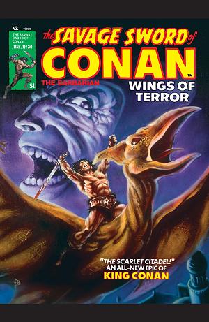 The Savage Sword Of Conan #30  cover