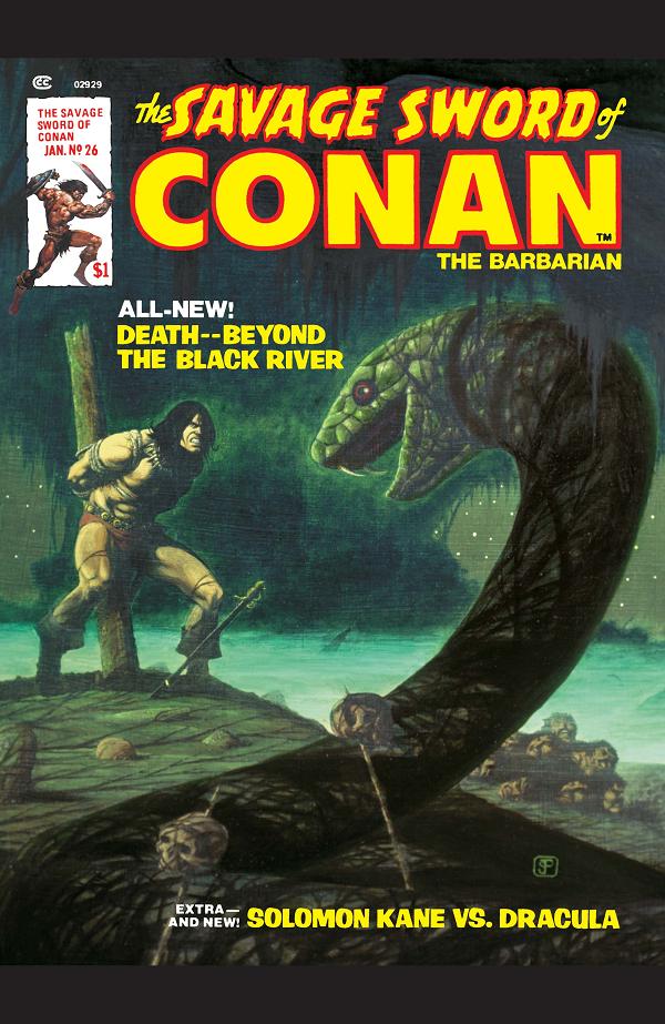 The Savage Sword Of Conan #26  cover