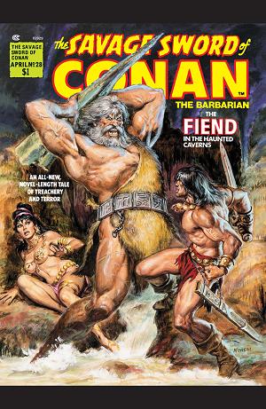 The Savage Sword Of Conan #28  cover