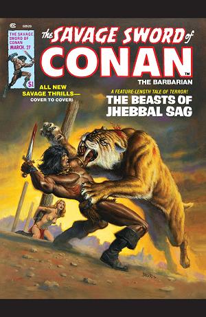 The Savage Sword Of Conan #27  cover