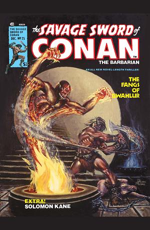 The Savage Sword Of Conan #25  cover