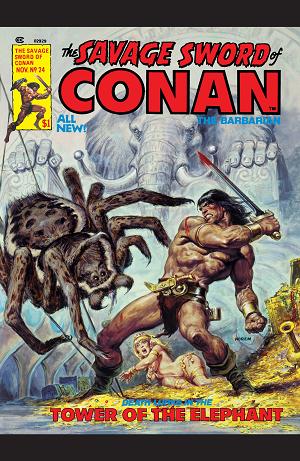 The Savage Sword Of Conan #24  cover