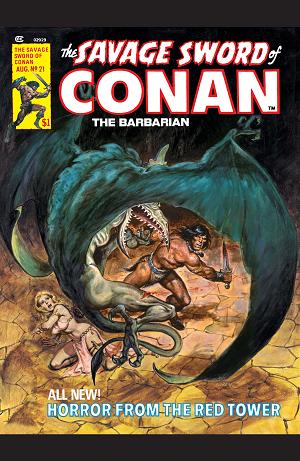 The Savage Sword Of Conan #21  cover