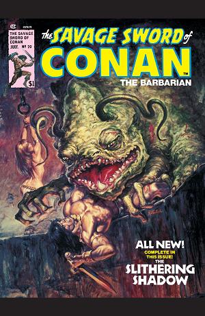 The Savage Sword Of Conan #20  cover