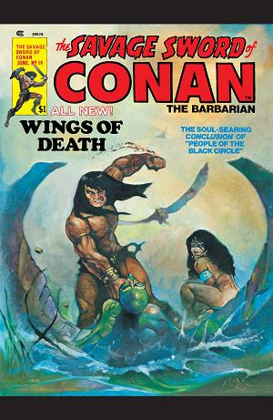 The Savage Sword Of Conan #19  cover