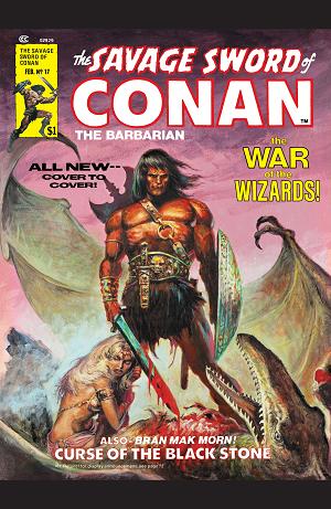 The Savage Sword Of Conan #17  cover