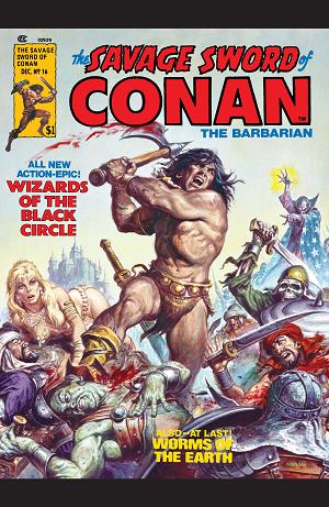 The Savage Sword Of Conan #16  cover
