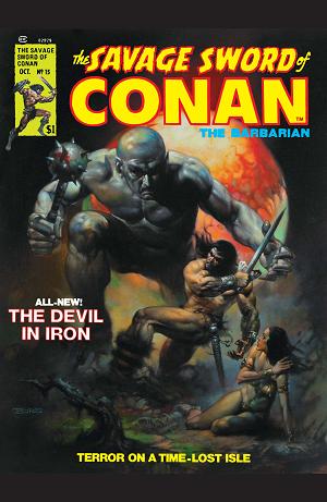 The Savage Sword Of Conan #15  cover