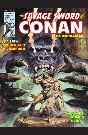 The Savage Sword Of Conan #14  cover