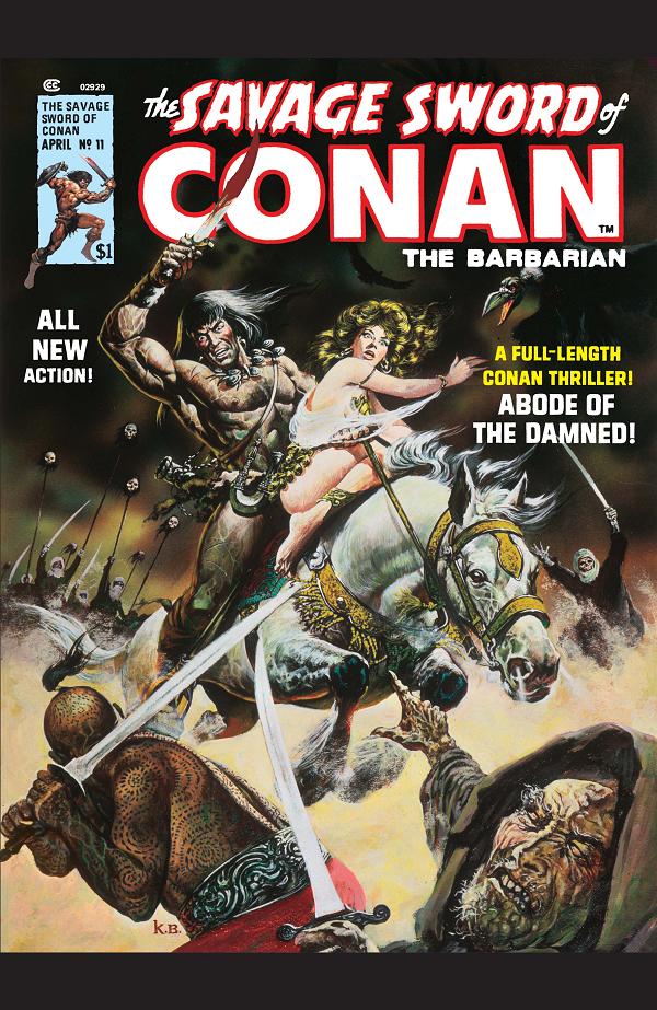 The Savage Sword Of Conan #11  cover