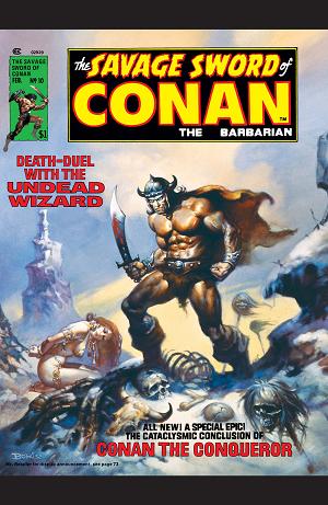 The Savage Sword Of Conan #10  cover